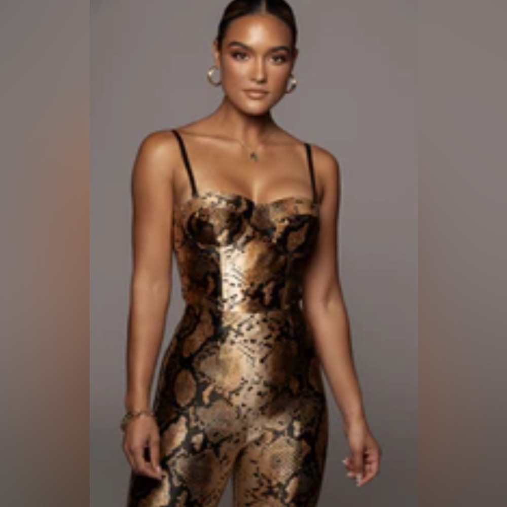 Gold Ruthless Bustier Top